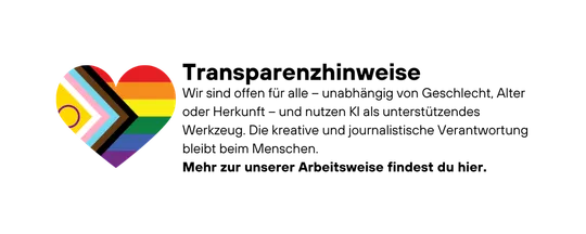 Bild mit Transparenzhinweis zu JobBuch